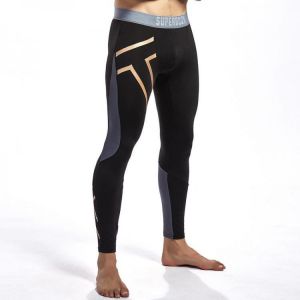 shopping בגדי ספורט SUPERBODY Mens Sport Fitness Reflective Printing Tight Warm Pants