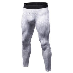 PRO Fitness Quick Dry Stretch Tights Running Trousers Men&#039;s Casual 3D Printed Pants