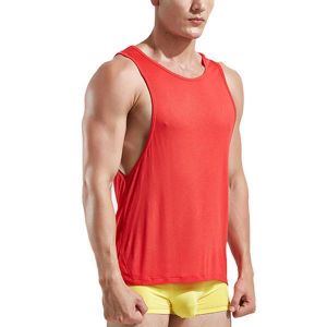 shopping בגדי ספורט Mens Fitness Training Sleeveless Vest Breathable Running Sport Cotton Tank Tops