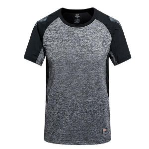 Men&#039;s Outdoor Quick Drying T-shirt Casuals Slim Fitness Breathable O-neck Short Sleeved Tops Tees