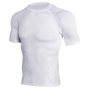 JACK CORDEE Men&#039;s Sports Running Fast Dry T-shirts Elastic Tight Fitting Training Breathable Tops