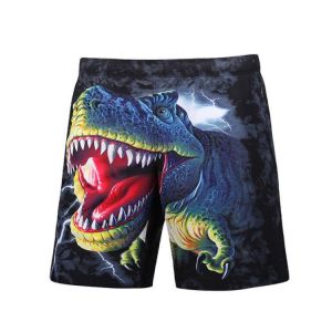 S5251 Beach Shorts Board Shorts 3D Funny Dinosaur Printing Fast Drying Waterproof