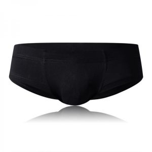 Cotton Breathable Low Waist U Convex Pouch Briefs for Men