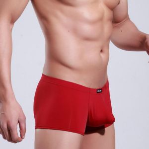 Ice Silk U Convex Soft Comfy Boxer Briefs for Men