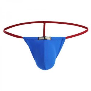 shopping הלבשה תחתונה Ice Silk Back Crotchless Bikini Underwear Thong With Pouch Underwear For Men