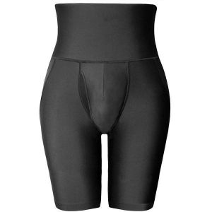 Mens Separated Pouch Compression Elastic Breathable Butt Lifting Shapewear Boxer Underwear