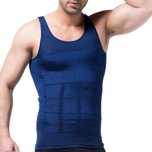 Mens Sport Vest Fitness Skinny Compression Around Abdomen Shapewear