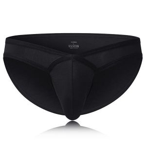 Mens Sexy Patchwork Mesh Breathable Underwear Low Rise Thongs