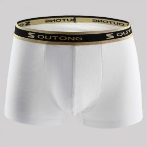 Mens Cotton Breathable Elastic Waist U Convex Pouch Underwear Boxer Briefs