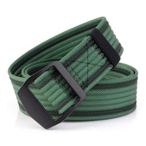 120CM Mens Stretch Braided Elastic Weave Nylon Military Belts Outdoor Sport Tactical Belt