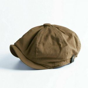 Men Vintage Painter Beret Caps Octagonal Newsboy Cap Cabbie Ivy Flat Hat