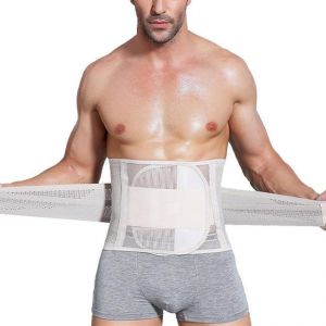 Men's Adjustable Waist Belly Belt High Elasticity Sport Fitness Body Shaper