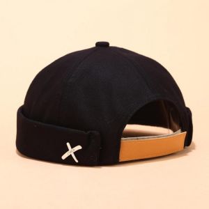Men's Landlord Hat Summer Street Trends Melon Cap Vintage Innocent Metal Standard Sailor Brimless Hats