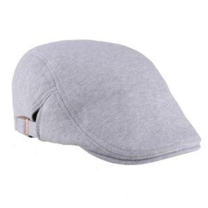Unisex Cotton Blend Beret Hat Paper Boy Duckbill Golf Flat Buckle Cabbie Cap For Men Women