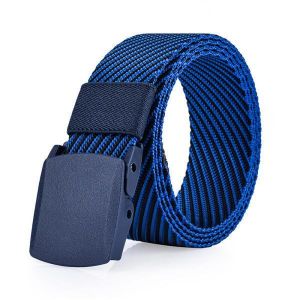125CM Mens Nylon Resin Buckle Belt Outdoor Sport Military Tactical Durable Pants Strip
