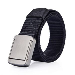118CM Mens Women Nylon Alloy Buckle Belt Outdoor Casual Military Tactical Durable Pants Strips