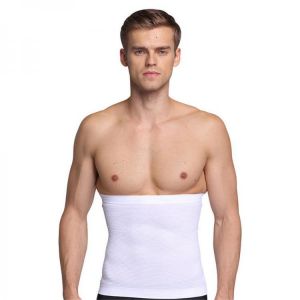 Men's Elastic Gym Adjustable Waist Belt Reduce Belly Body Sculpting Breathable Sport Waistband