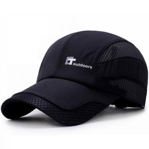 Men Summer Outdoor Quick-drying Breathable Baseball Cap Letters Mesh Adjustable Visor Hat