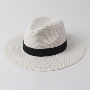 Mens Womens Sun Protection Stetson Hat Outdoor Woven Ligthweight Beach Panama Caps