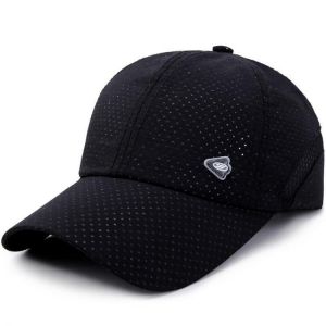 Men Summer Outdoor Mesh Breathable Baseball Cap Adjustable Quick-drying Visor Hat