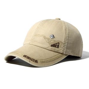Mens Letter Embroidery Cotton Baseball Cap Outdoor Sports Visor Snapback Caps Adjustable