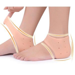 Men Women Silica Gel Heel Protector Elasticity Breathable Heel Pain Remover Full Foot Care