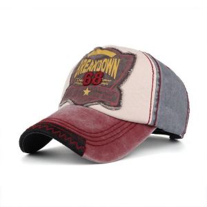 Men Women Summer Outdoor Personalized Edging Washed Denim Baseball Cap Sunshade Hat