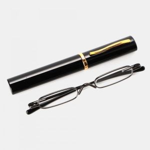 6 Color Mini Reading Glasses With Pen Holder