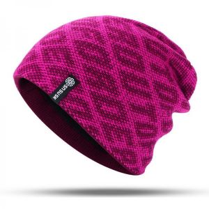 Outdoor Winter Headgear Knit Beanie Hat Men Women Earmuffs Personality Ski Skullcap