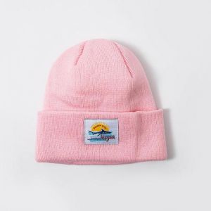 Unisex Solid Knitted Warm Beanie Caps Outdoos High Elastic Skull Hat