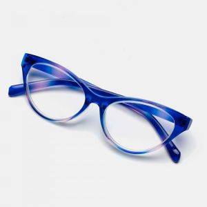 4-color Cat's Eye Gradient Reading Glasses TR90 Portable Durable Light Weight Reading Glasses