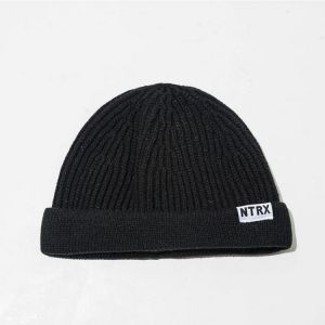 Men Women Solid Knitted Warm Beanie Caps Outdoors High Elastic Adjustable Skull Hat