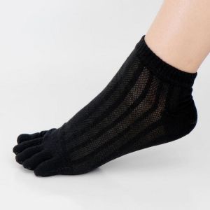 Men Women Breathable Wicking Short Ankle Sock Outdoor Sports Deodorant Five-Finger Socks