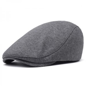 shopping אקססורייז Men Women Winter Cotton Plain Flat Hat Outdoor Casual Warm Beret Hats