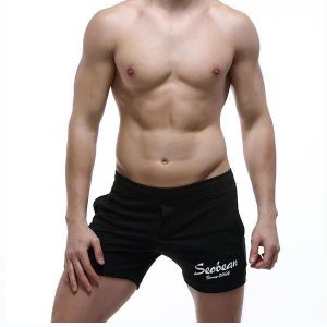 SEOBEAN Mens Pockets Arrow Shorts Home Sleepwear Casual Boxers