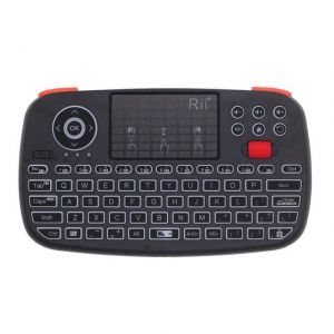 shopping טלווזיות ומערכות שמע לבית RII RT726 bluetooth 2.4G Wireless Air Mouse Mini Keyboard Touchpad Airmouse with Scroll Wheel