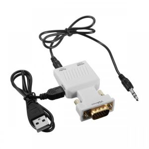 VGA Male to HDMI Female Audio Video Adapter Converter