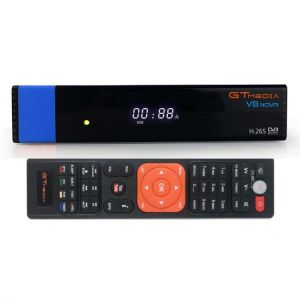 GTmedia V8 NOVA DVB-S2 Satellite TV Signal 1080P HD H.265 Built-in WIFI CCcam Receiver with AV Port Time Display