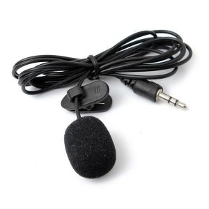 shopping נגנים Collar Mini 3.5mm Tie Lapel Lavalier Clip Microphone For Lectures Teaching