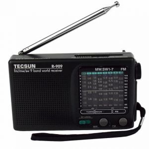 Tecsun R-909 FM AM SW Full-time Semiconductor Multiband Stereo Radio Receiver