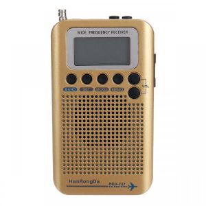 Full Bands Portable Digital AIR FM AM CB SW VHF Radio LCD Stereo Mini Receiver Speaker