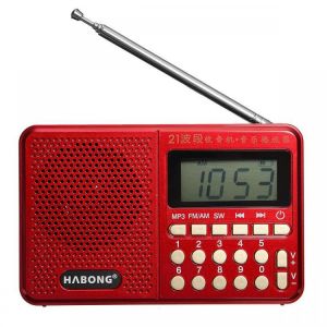 Portable Digital FM AM SW Radio 21 Band Charge Receiver Speaker MP3 Player
