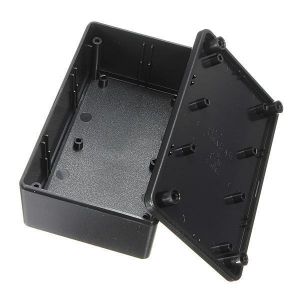 shopping גאדג׳טים ABS Plastic Electronic Enclosure Project Box Black Junction Case 103x64x40mm