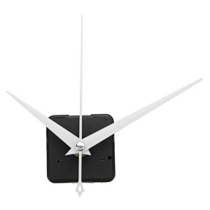 20mm Shaft Length DIY White Triangle Hands Silent Quartz Wall Clock Movement Mechanism Repair Parts