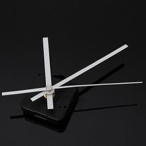 DIY White Hands Quartz Movement Mechanism Wall Clock