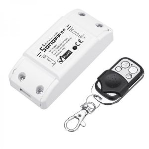 SONOFF&reg; RF 7A 1500W AC90-250V WIFI Wireless Smart Switch Socket Module With 433MHZ Remote Controller And APP Remote Contro