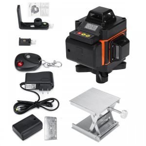 4D 16 Lines Laser Level Green Light Auto Self Leveling 360&deg; Rotary Measure Tool