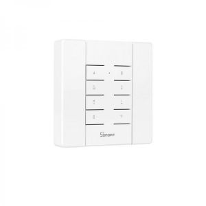 SONOFF&reg; RM433 8 Keys Multipurpose Custom 433 MHz RF Remote Control Switch with Base Works with SONOFF RF/RFR3/Slampher/iFa