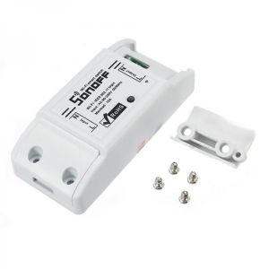 10Pcs SONOFF&reg; Basic 10A 2200W WIFI Wireless Smart Switch Remote Control Socket APP Timer AC90-250V 50/60Hz Works with Amaz