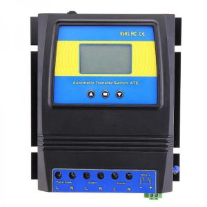 MoesHouse Automatic ATS Dual Power Transfer Switch Solar Charge Controller for Solar Wind System DC 12V 24V 48V AC 110V 220V on/of
